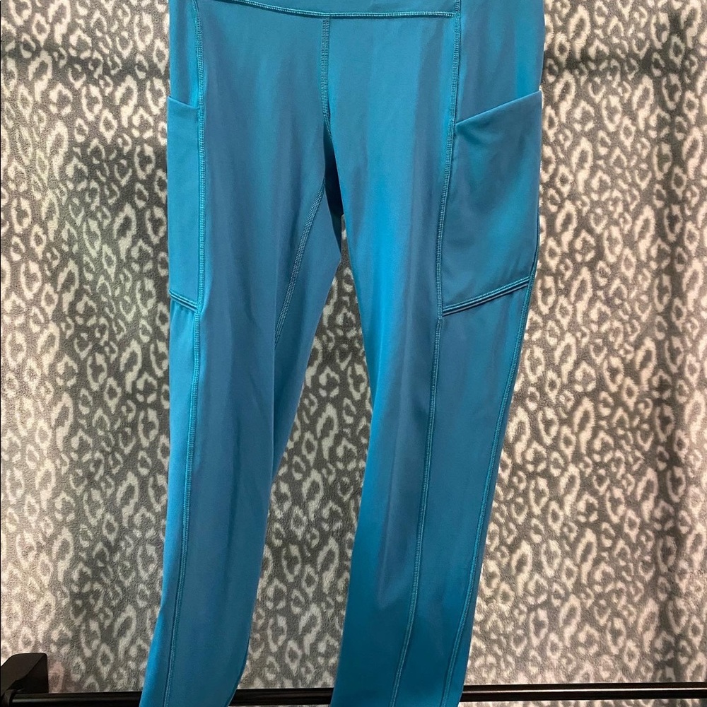 blue lululemon leggings
